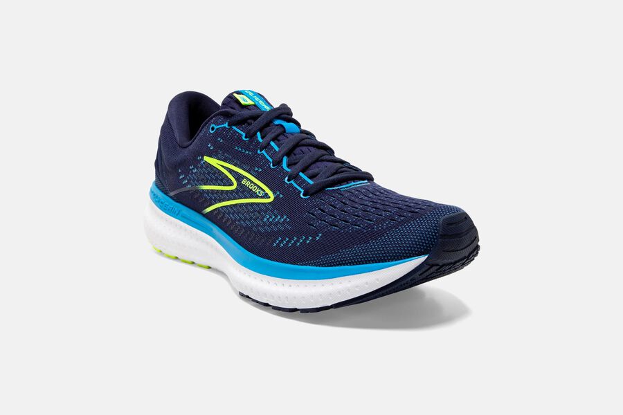 Brooks Glycerin 19 Road Loopschoenen Heren - Donkerblauw/Blauw - 295143FSG